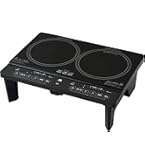 Amazon | [山善] 2口 IHコンロ IHクッキングヒーター 1400W 一人暮らし